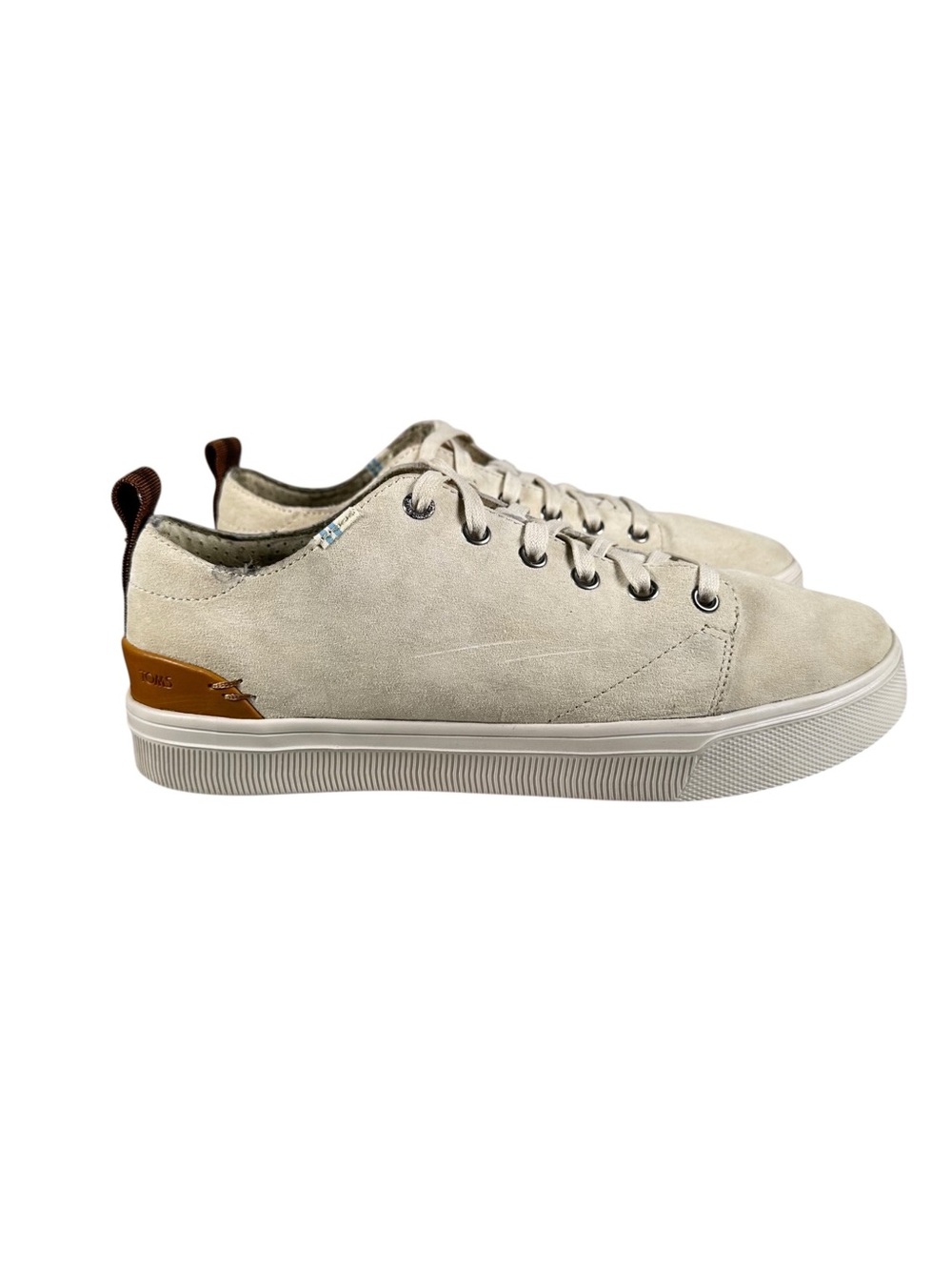 TOMS Travel Lite Low Birch Heritage Canvas Sneaker in birch